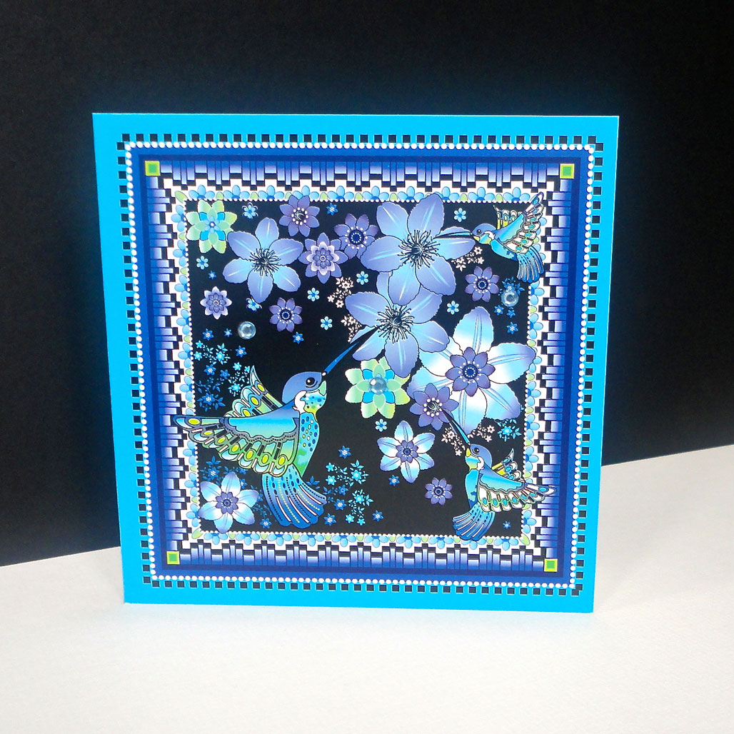 Hummingbird Single Card