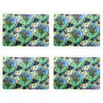 Plastic Placemats - Tropical Forest - Unique Design - Set of Four - Image 2