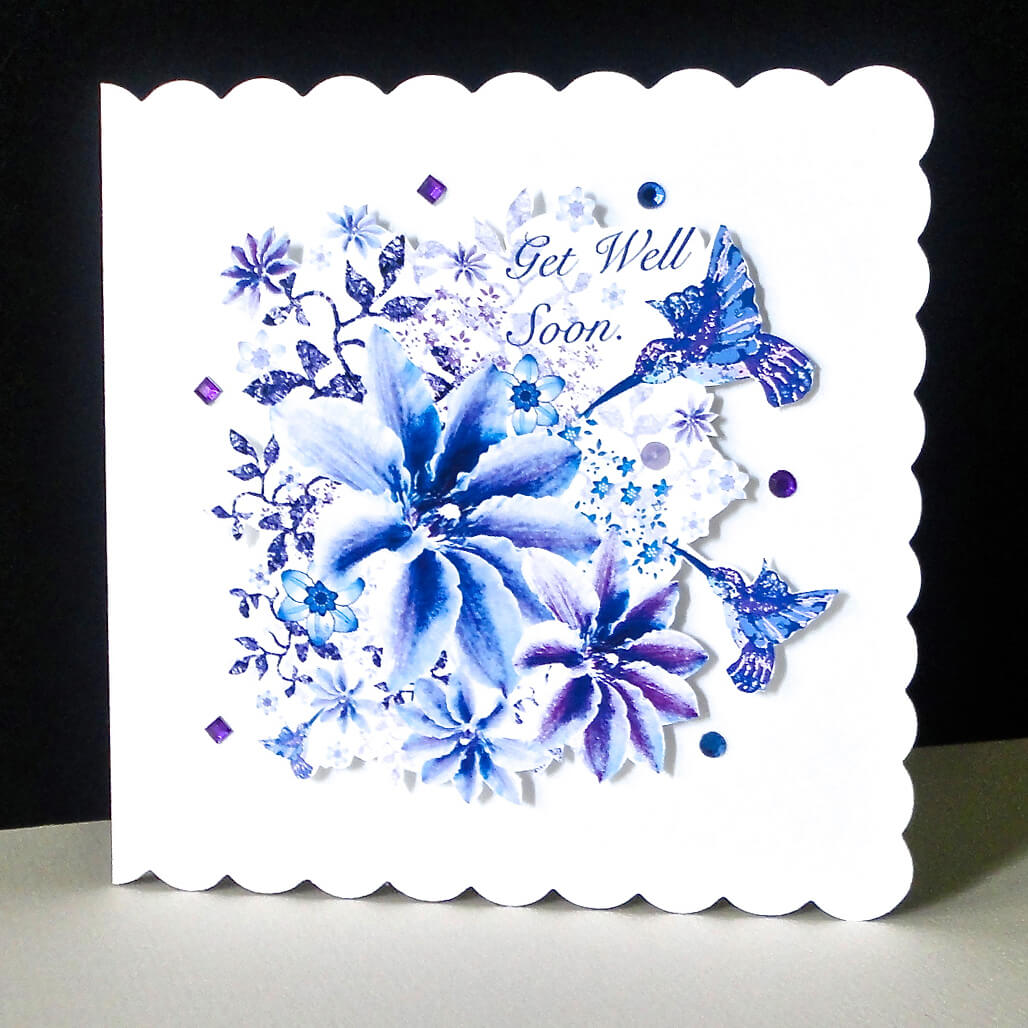 floral flight get well soon card decorque cards