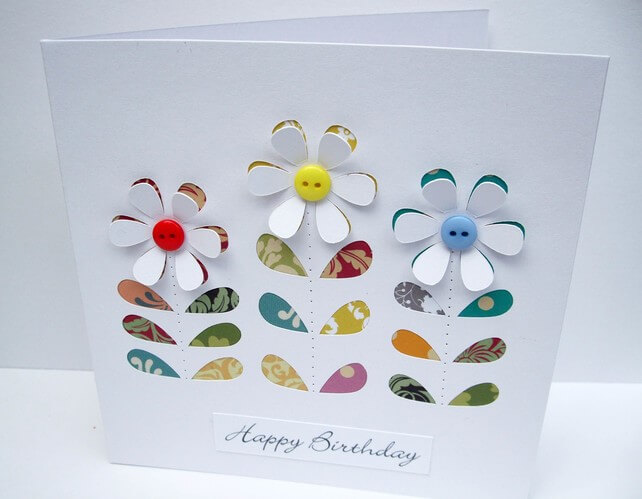 Folksy Flower Card