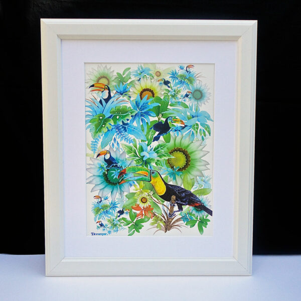 Tropically Toucan A3 Art Print