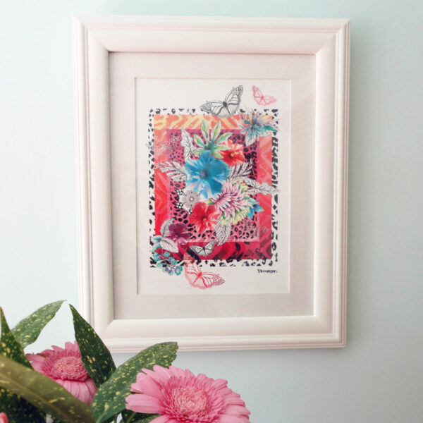 Hot Skin A4 Framed Art Print