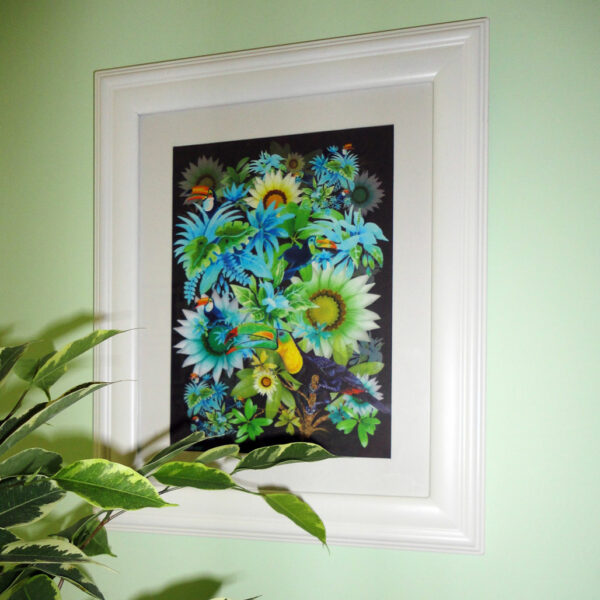 Tropically Toucan A4 Framed Art Print