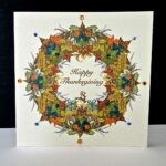 Happy Thanksgiving Garland Card