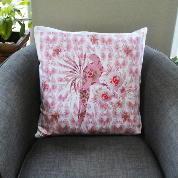 Pink Paradise Duo Print Cushion