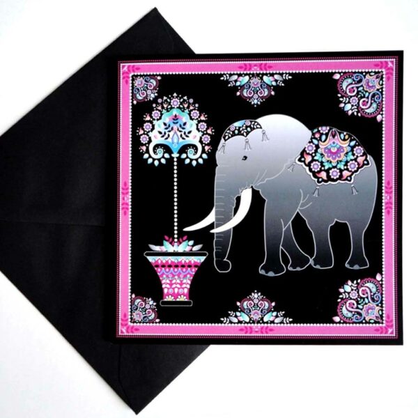 Elephant Festival Card