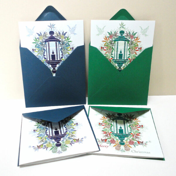 Christmas Lantern Collection - Pack of Four Cards