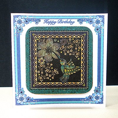 Charm of Hummingbird Coaster Card