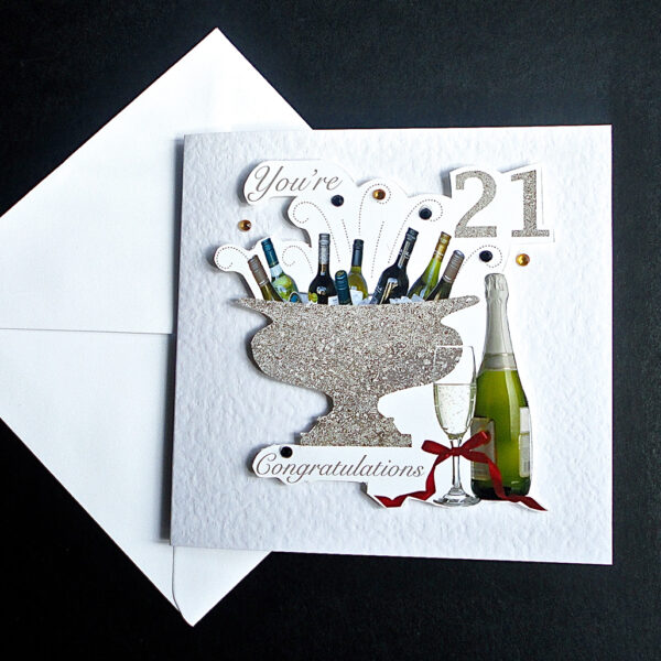 Celebration Bottles 21st Birthday Card