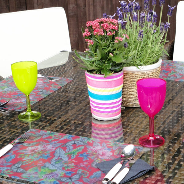 Two Cockatoo and Butterfly Plastic Placemats