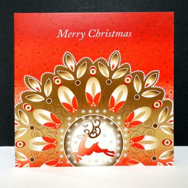 Reindeer Sparkle Christmas Card