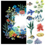 Hand Painted Coral Reef - Fabulous Birthday Card - Image 2
